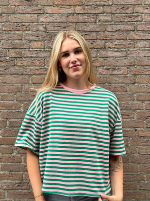 T-shirt met steentjes